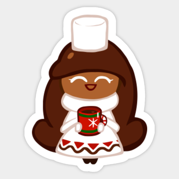 Hot Cocoa Cookie Run Recipe With Video Cocoa Cookie (Cookie Run) - Cookie Run - Sticker | TeePublic
